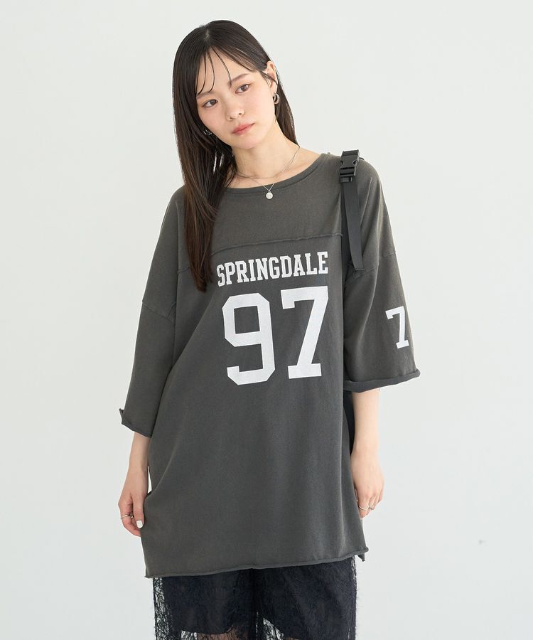 earth music&ecology「ナンバリングビッグTシャツ」|Tシャツ・カットソー|