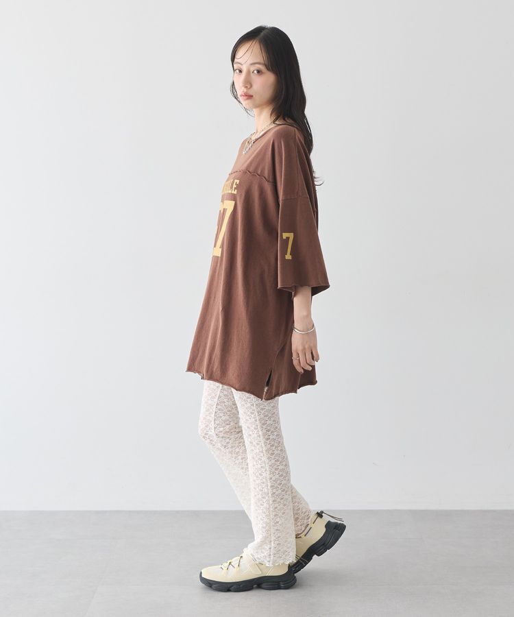 earth music&ecology「ナンバリングビッグTシャツ」|Tシャツ・カットソー|