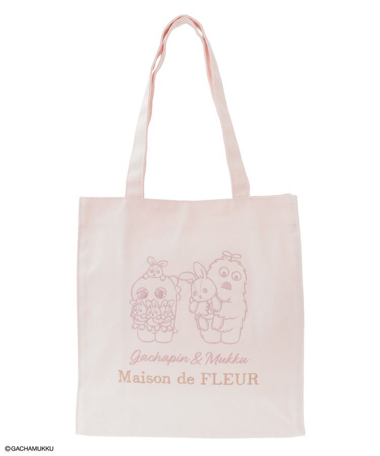 Maison de FLEUR「ガチャピンとムック スクエアトートバッグ」|トートバッグ|