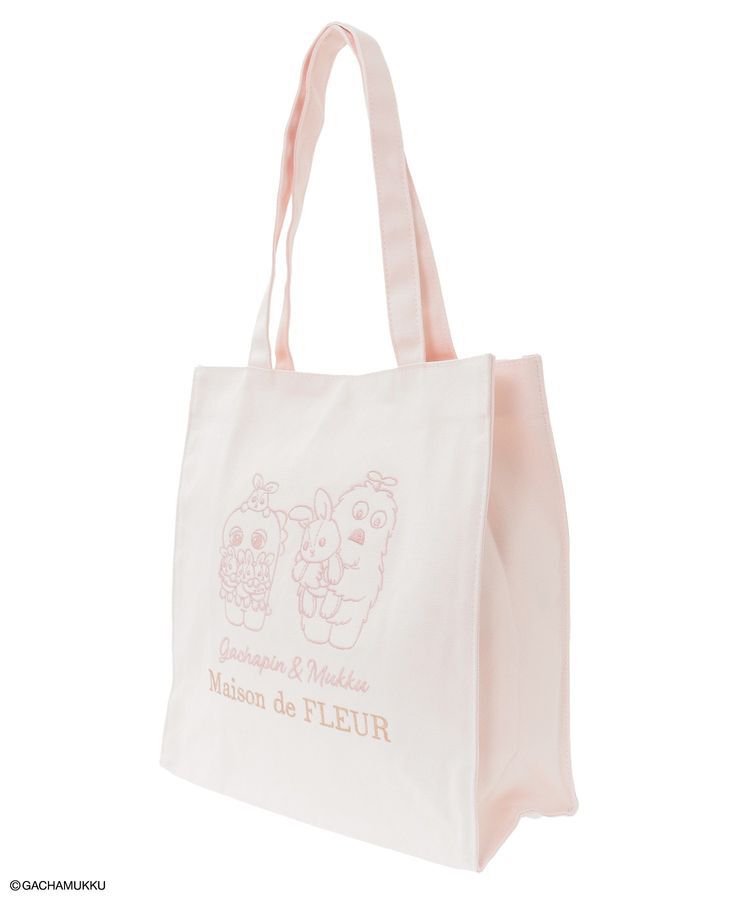 Maison de FLEUR「ガチャピンとムック スクエアトートバッグ」|トートバッグ|