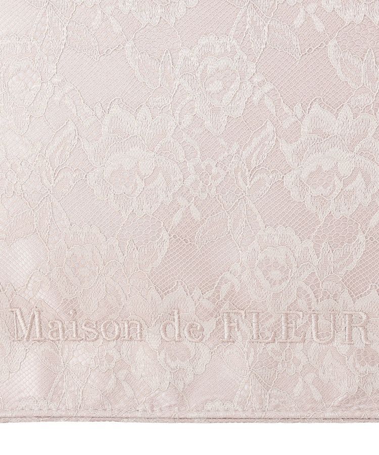 Maison de FLEUR「レースフリルハンドルスクエアトートバッグ」|トートバッグ|