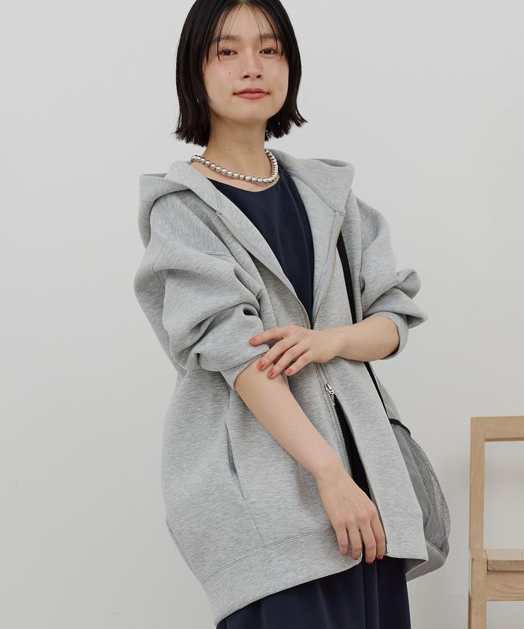 AMERICAN HOLIC「ポンチZIPパーカー」|スウェット・ジャージ|Light Gray Mixture