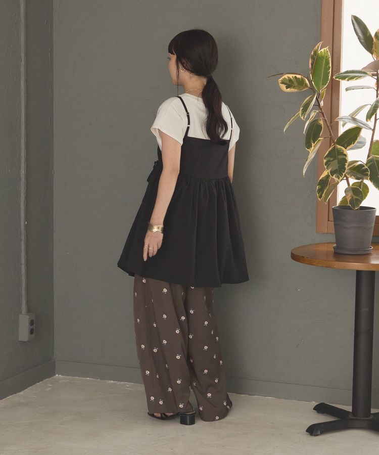 AMERICAN HOLIC「【WEB限定】前後2WAYキャミソールチュニック【UVカット・イージーケア】」|ベスト・ジレ|