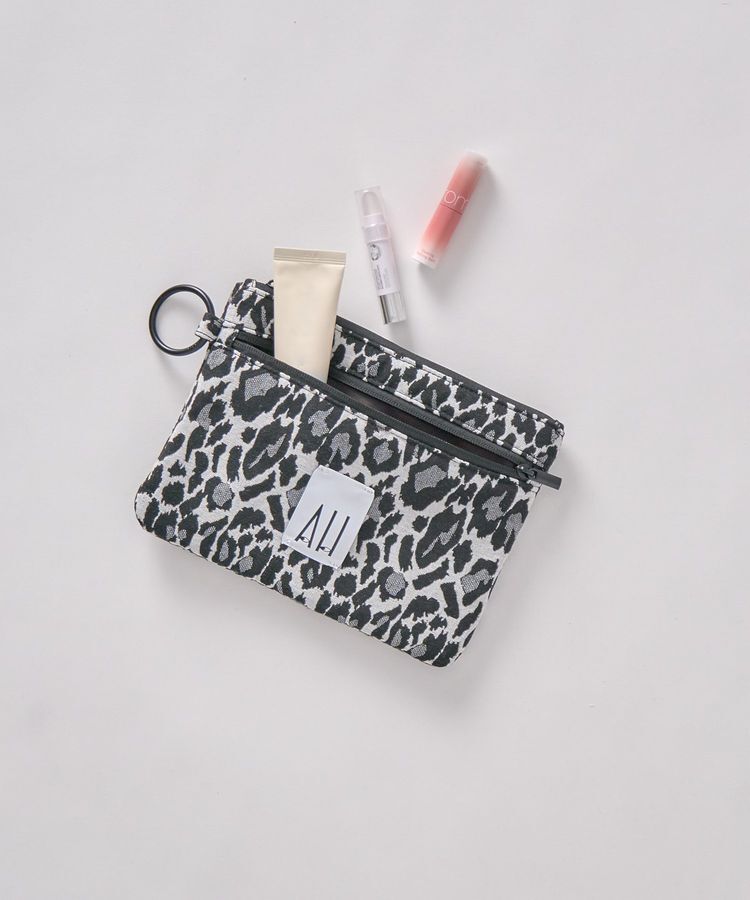 AMERICAN HOLIC「【ホリホリ】ダブルジップポーチ」|ポーチ|Leopard