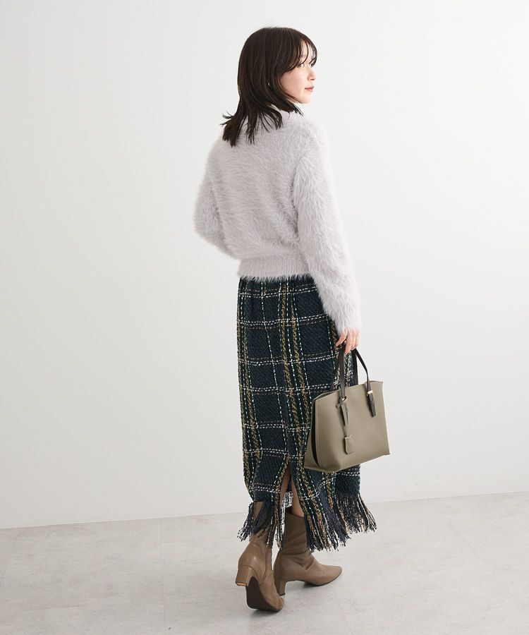 Green Parks「・Petit Fleur シャギーニットカーディガン」|カーディガン|