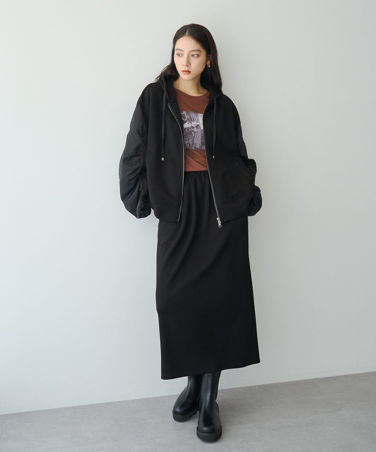 YECCA VECCA「【2点SET】ミリタリーフーディセットアップ」|オールインワン|Black
