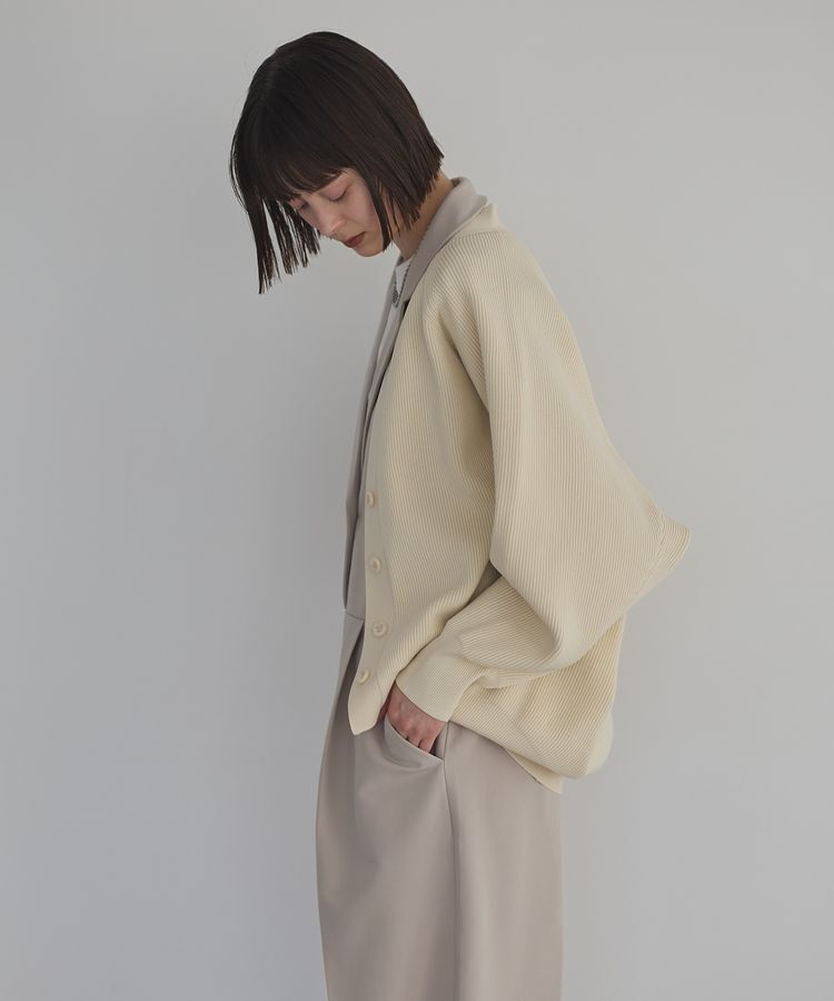 GARAGE OF GOOD CLOTHING「Vネック畔編みフォルムカーデ」|カーディガン|