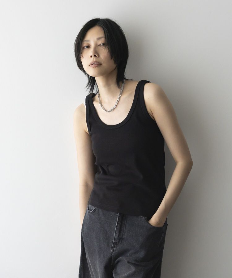 GARAGE OF GOOD CLOTHING「【日本製】FANCTIONALフライスUネックタンクトップ」|インナー|