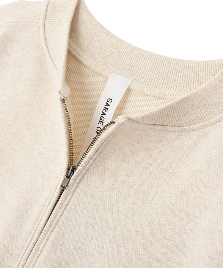GARAGE OF GOOD CLOTHING「【日本製】リブ付きファスナープルオーバー」|スウェット・ジャージ|