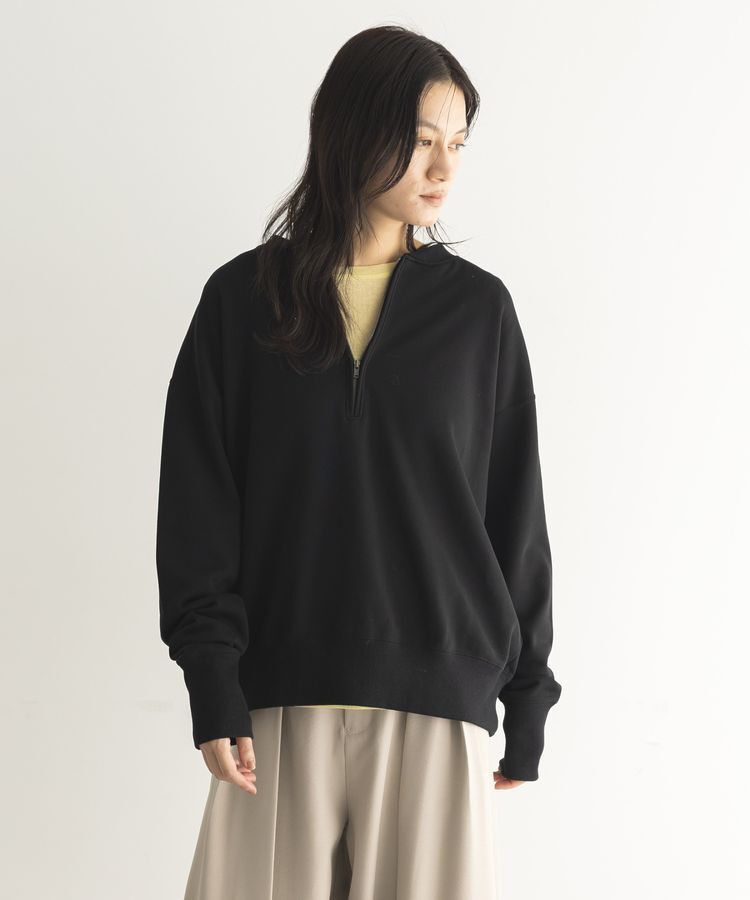GARAGE OF GOOD CLOTHING「【日本製】リブ付きファスナープルオーバー」|スウェット・ジャージ|