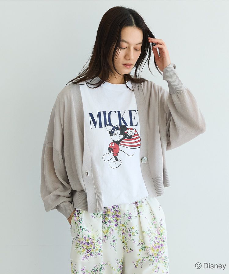GARAGE OF GOOD CLOTHING「シアーショートドルマンニットカーデ」|カーディガン|