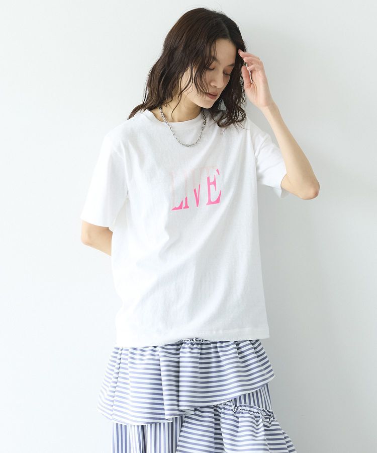 GARAGE OF GOOD CLOTHING「【AMERICANA】ラフィー丸胴プリントT【日本製】」|Tシャツ・カットソー|