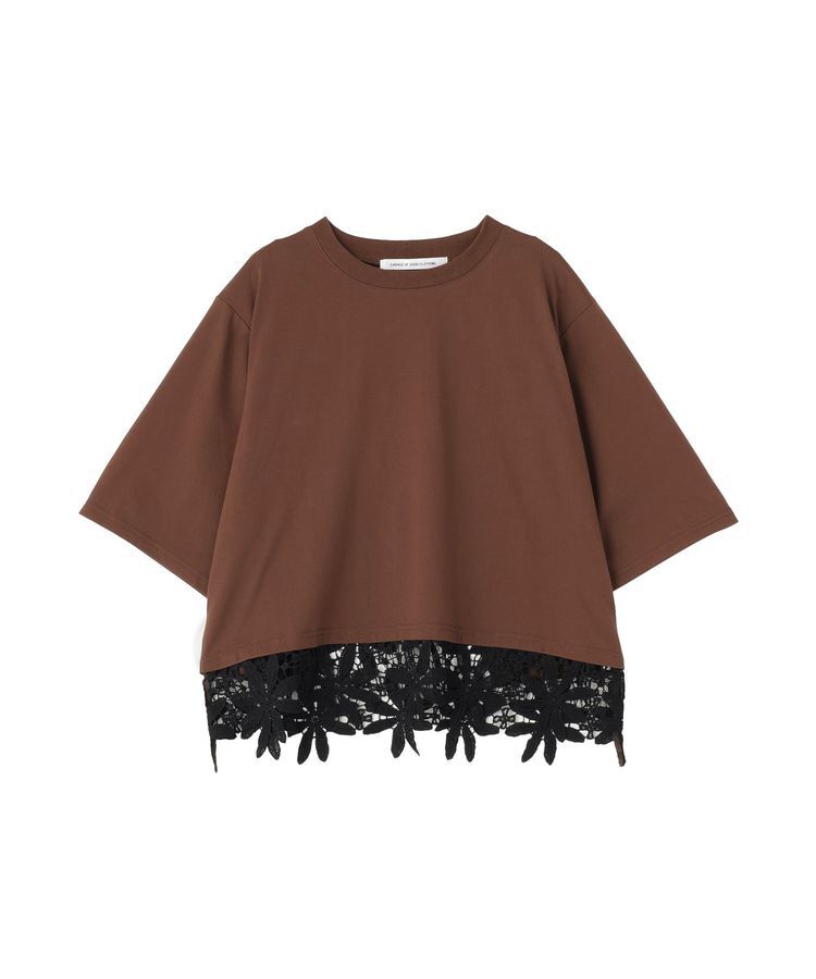 GARAGE OF GOOD CLOTHING「レース切り替えTシャツ」|Tシャツ・カットソー|