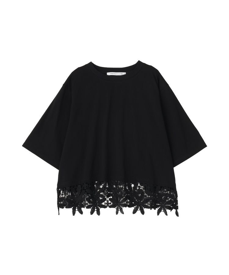 GARAGE OF GOOD CLOTHING「レース切り替えTシャツ」|Tシャツ・カットソー|