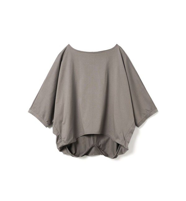 mizuiro ind「mizuiro ind ボートネックコクーンプルオーバー」|Tシャツ・カットソー|グレー