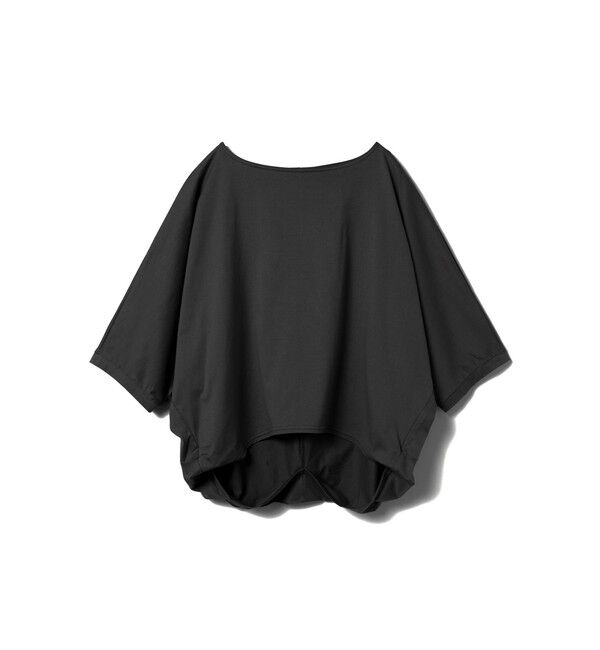 mizuiro ind「mizuiro ind ボートネックコクーンプルオーバー」|Tシャツ・カットソー|ブラック