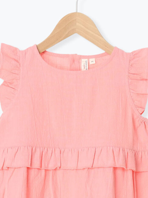 Samansa Mos2 Lagom「☆肩フリルワンピース」|ワンピース|