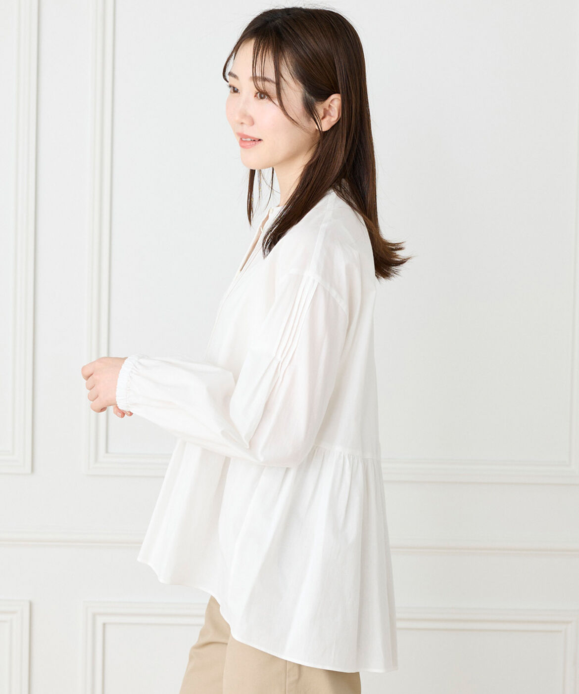 DAY by DAY it&rsquo;s international「スタンドカラーペプラムブラウス」|シャツ・ブラウス|