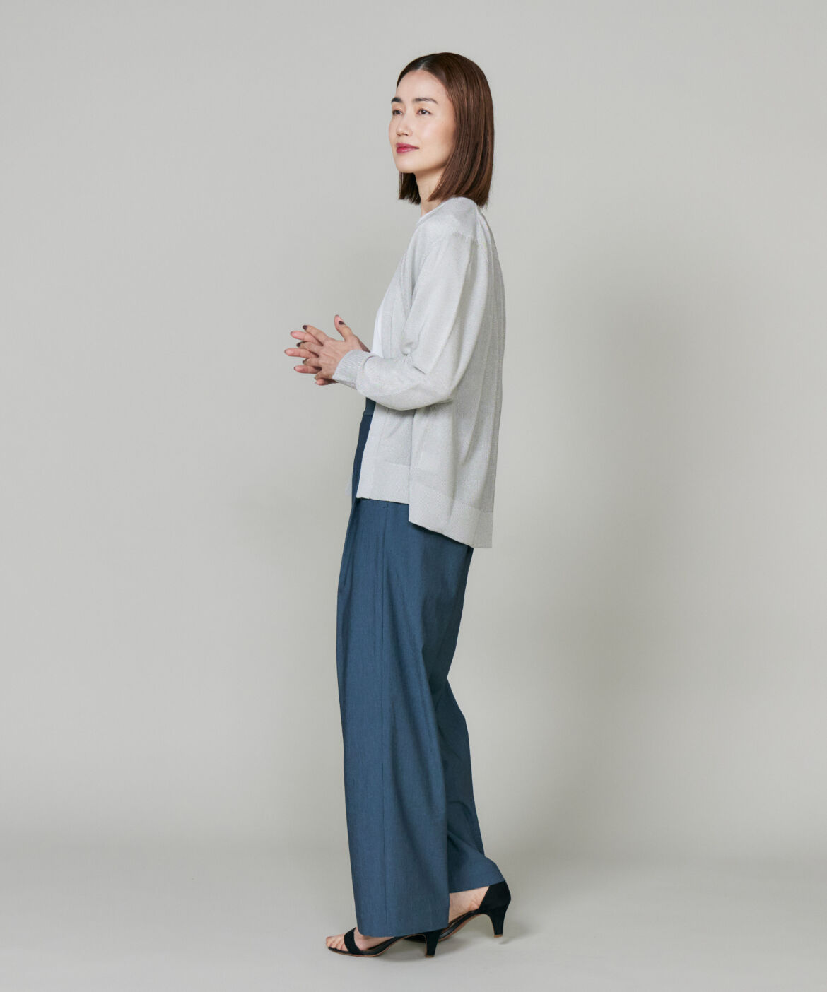 Le Souk「Vネックカーディガン」|カーディガン|