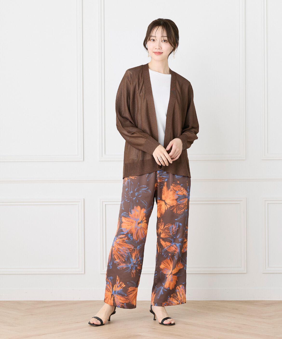 Le Souk「Vネックカーディガン」|カーディガン|