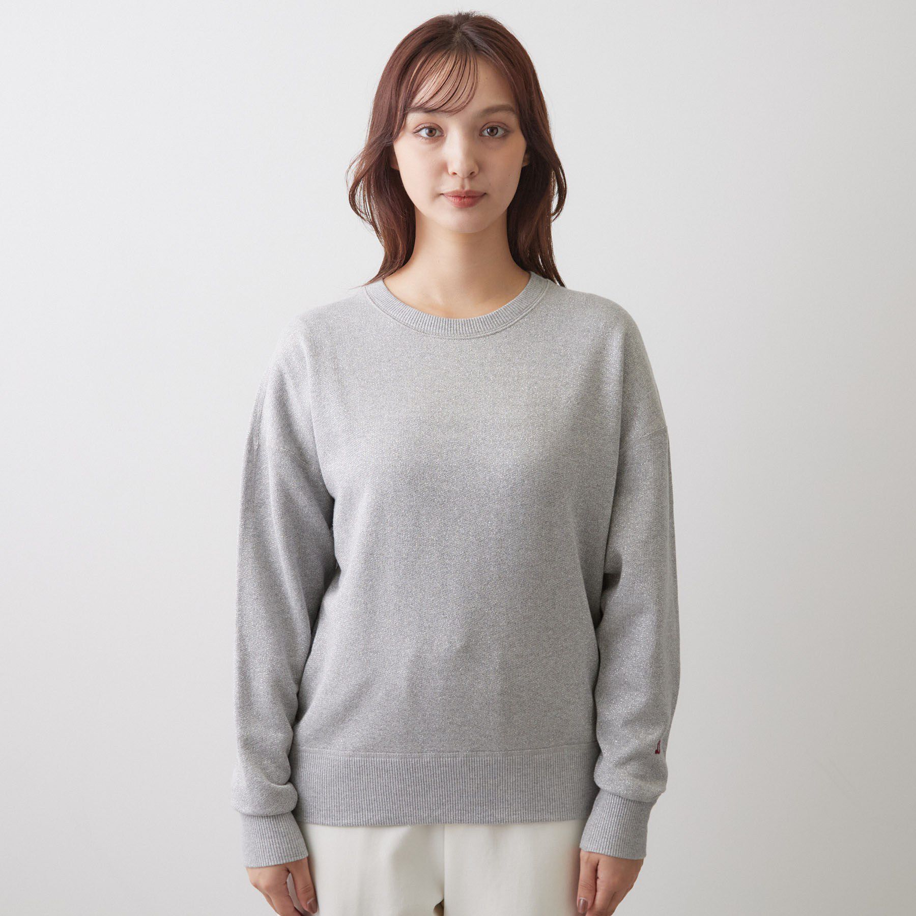 DRESSTERIOR「ラメ裏毛 プルオーバー」|Tシャツ・カットソー|