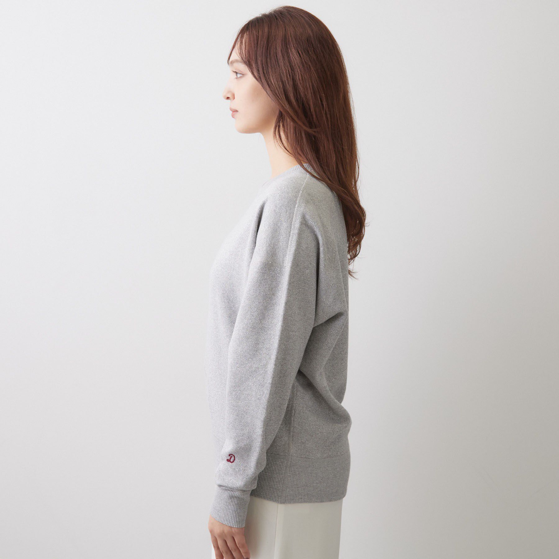 DRESSTERIOR「ラメ裏毛 プルオーバー」|Tシャツ・カットソー|