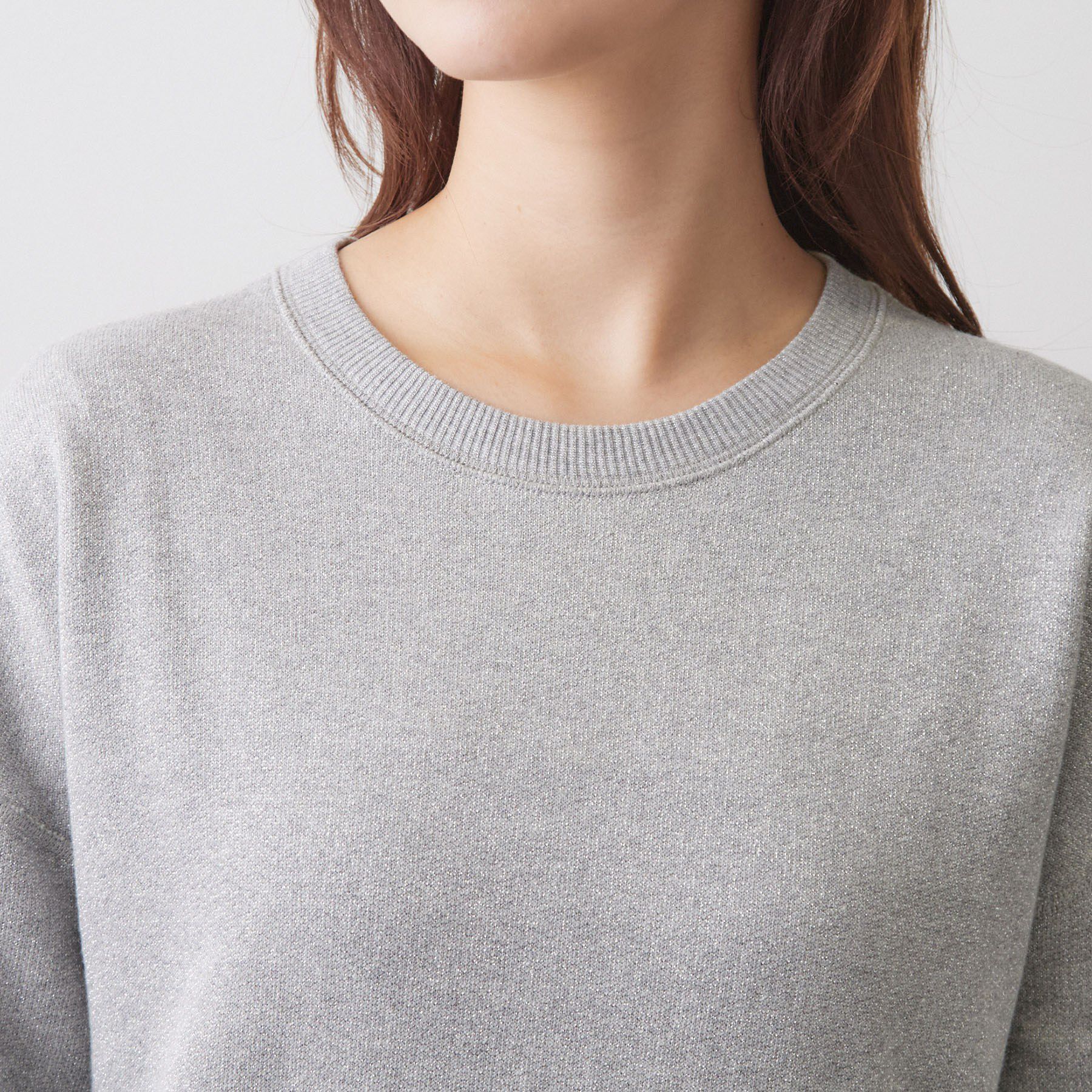 DRESSTERIOR「ラメ裏毛 プルオーバー」|Tシャツ・カットソー|
