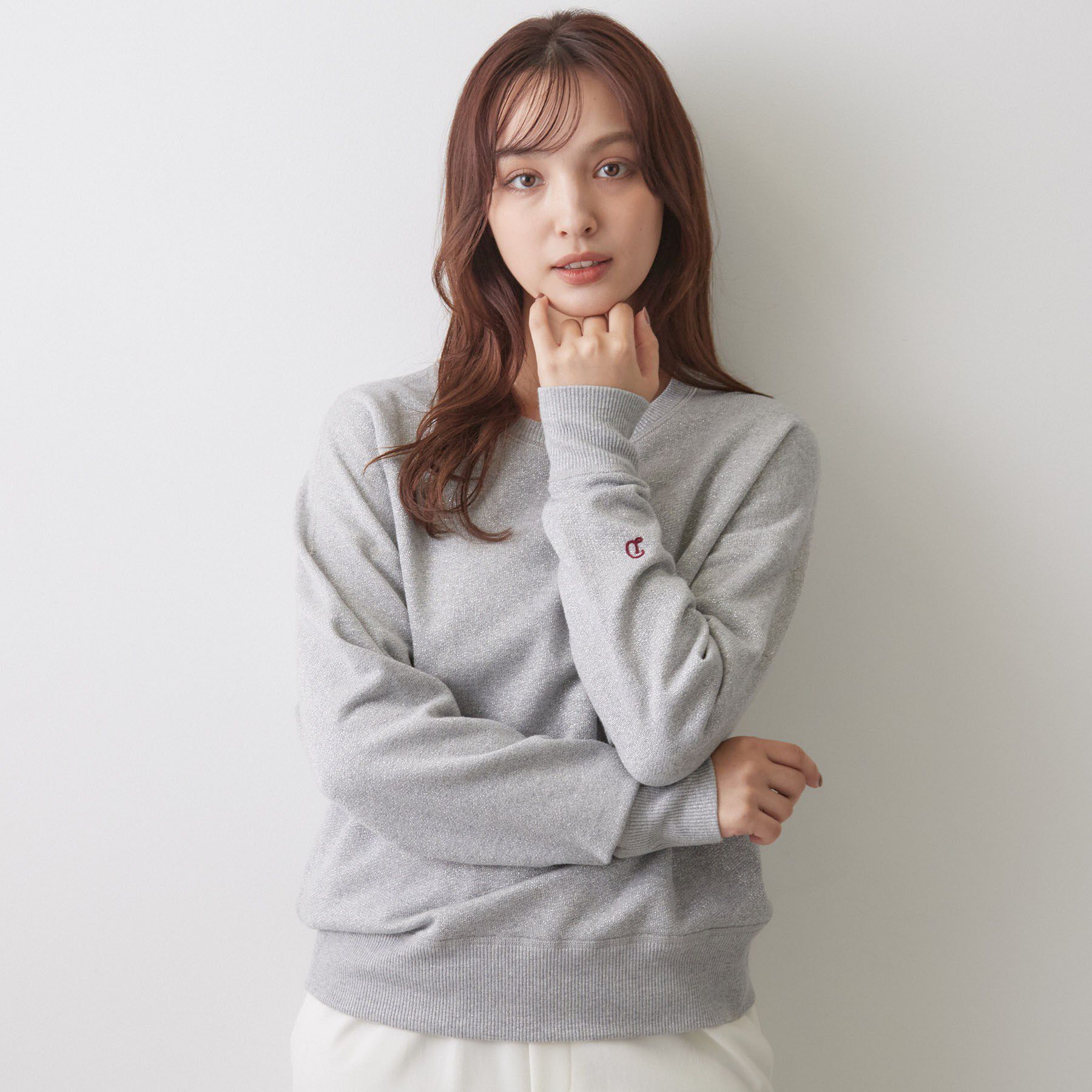 DRESSTERIOR「ラメ裏毛 プルオーバー」|Tシャツ・カットソー|