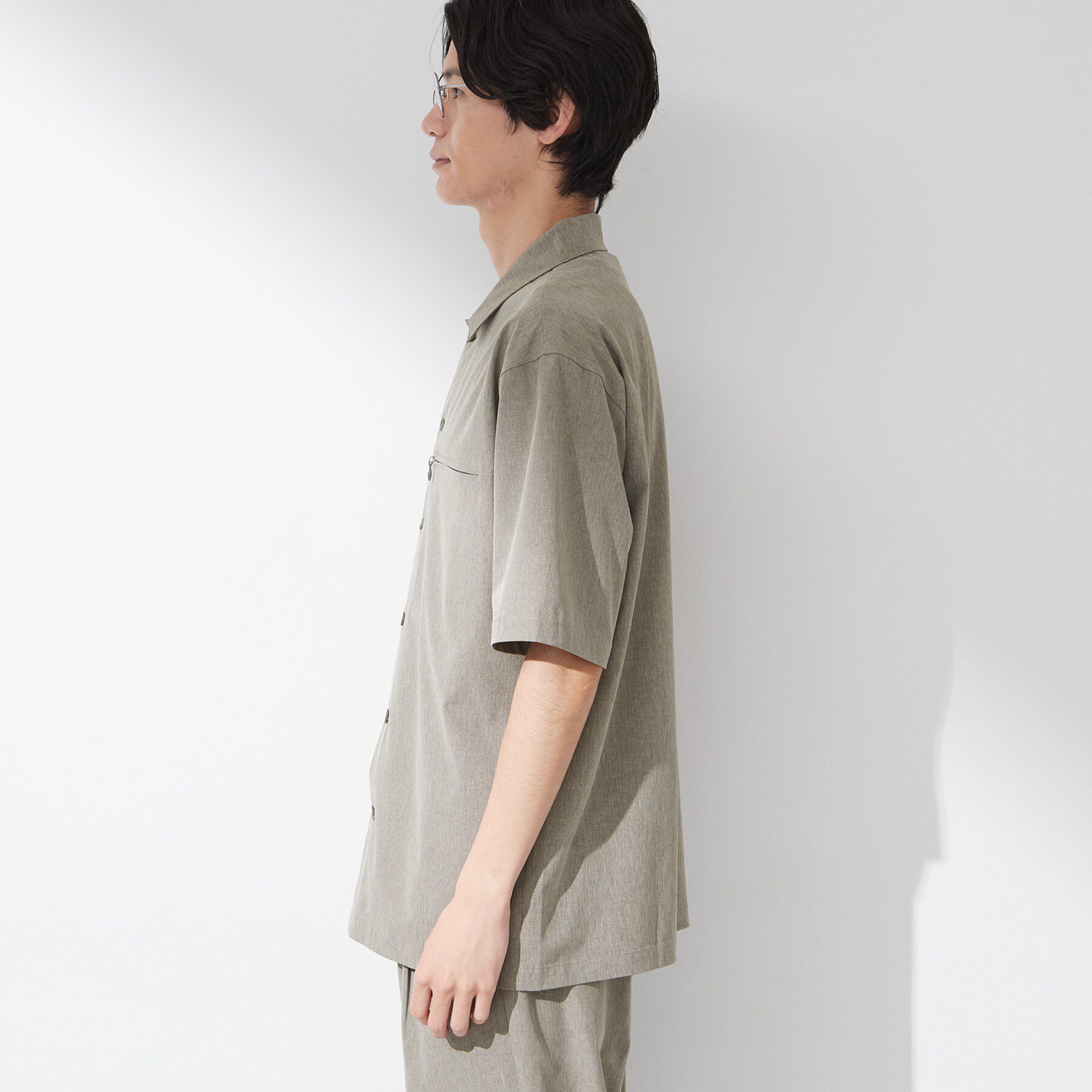 THE SHOP TK「【吸水速乾／防シワ／マシンウォッシャブル】ハイドロクール 半袖シャツ」|シャツ・ブラウス|