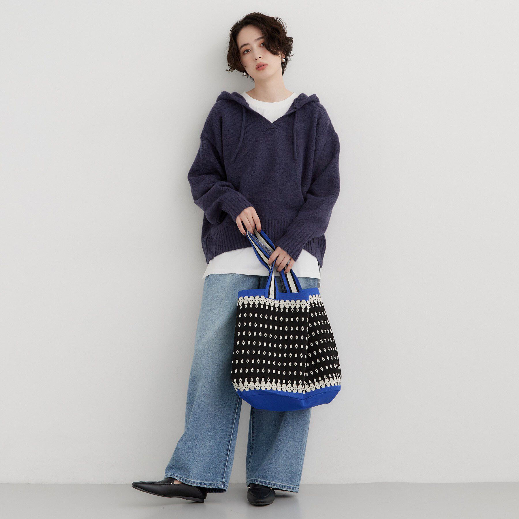 THE SHOP TK「ニットトートBAG」|トートバッグ|