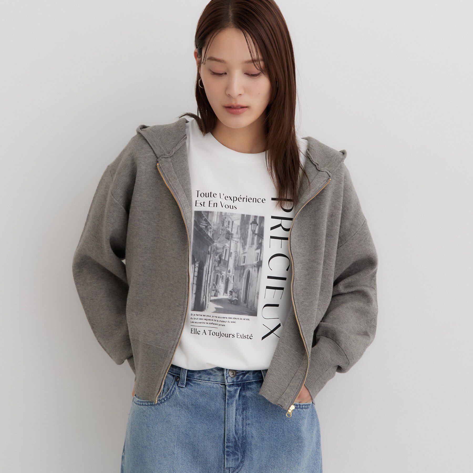 THE SHOP TK「KINOCO フードパーカー」|パーカー|