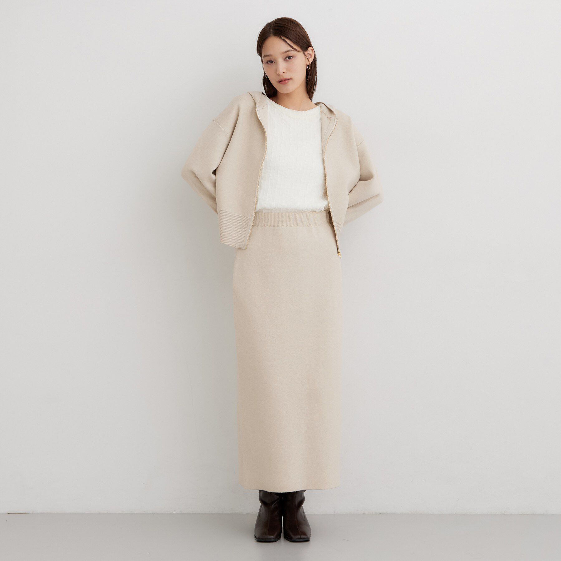 THE SHOP TK「KINOCO フードパーカー」|パーカー|