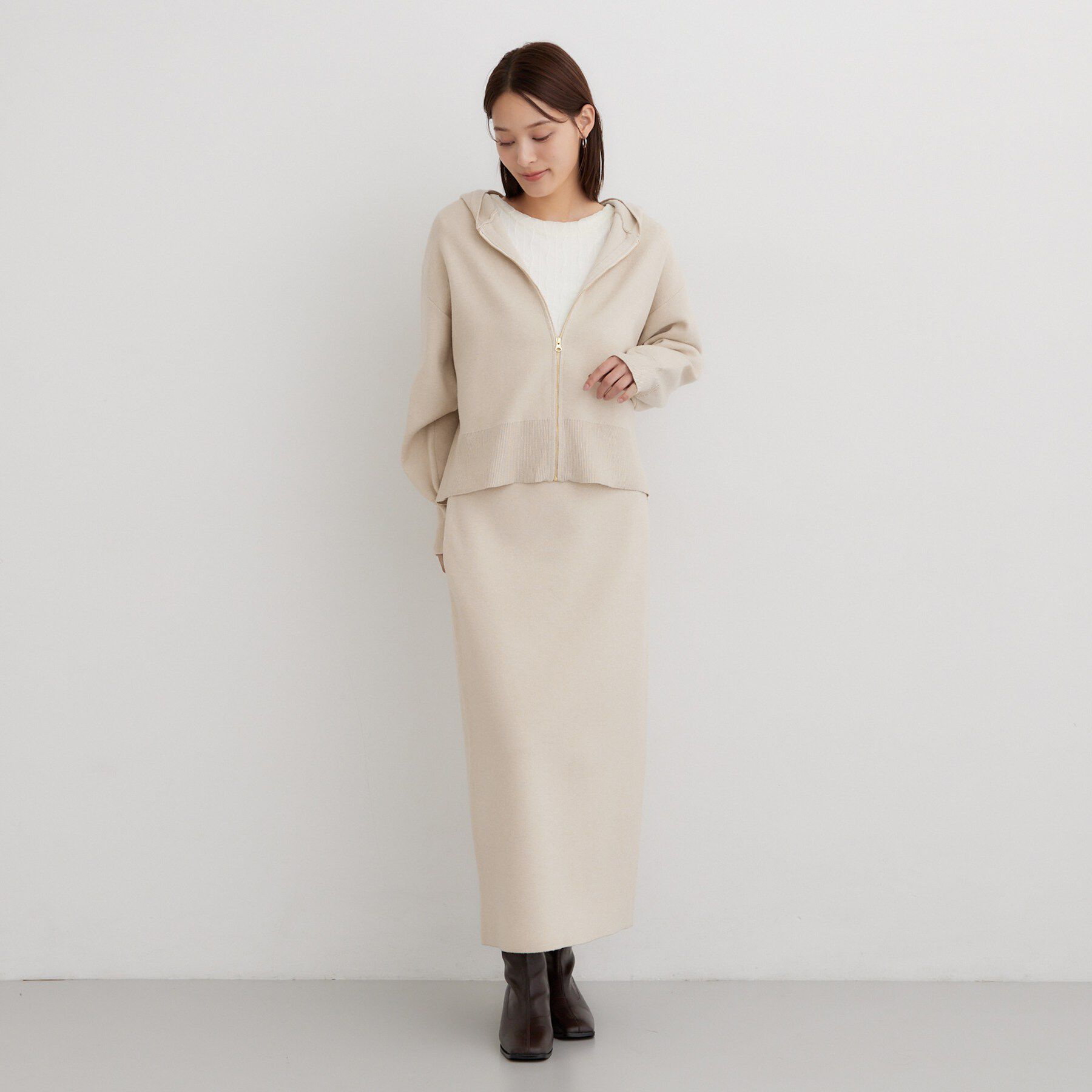 THE SHOP TK「KINOCO フードパーカー」|パーカー|