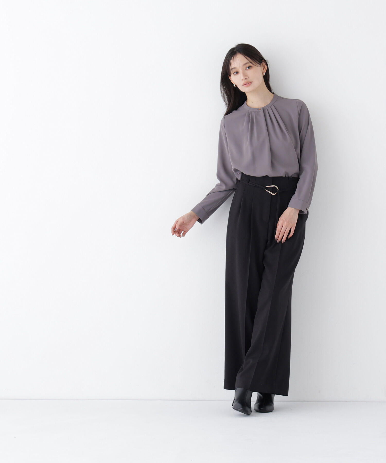  「フロントタックブラウス 26AW」|シャツ・ブラウス|