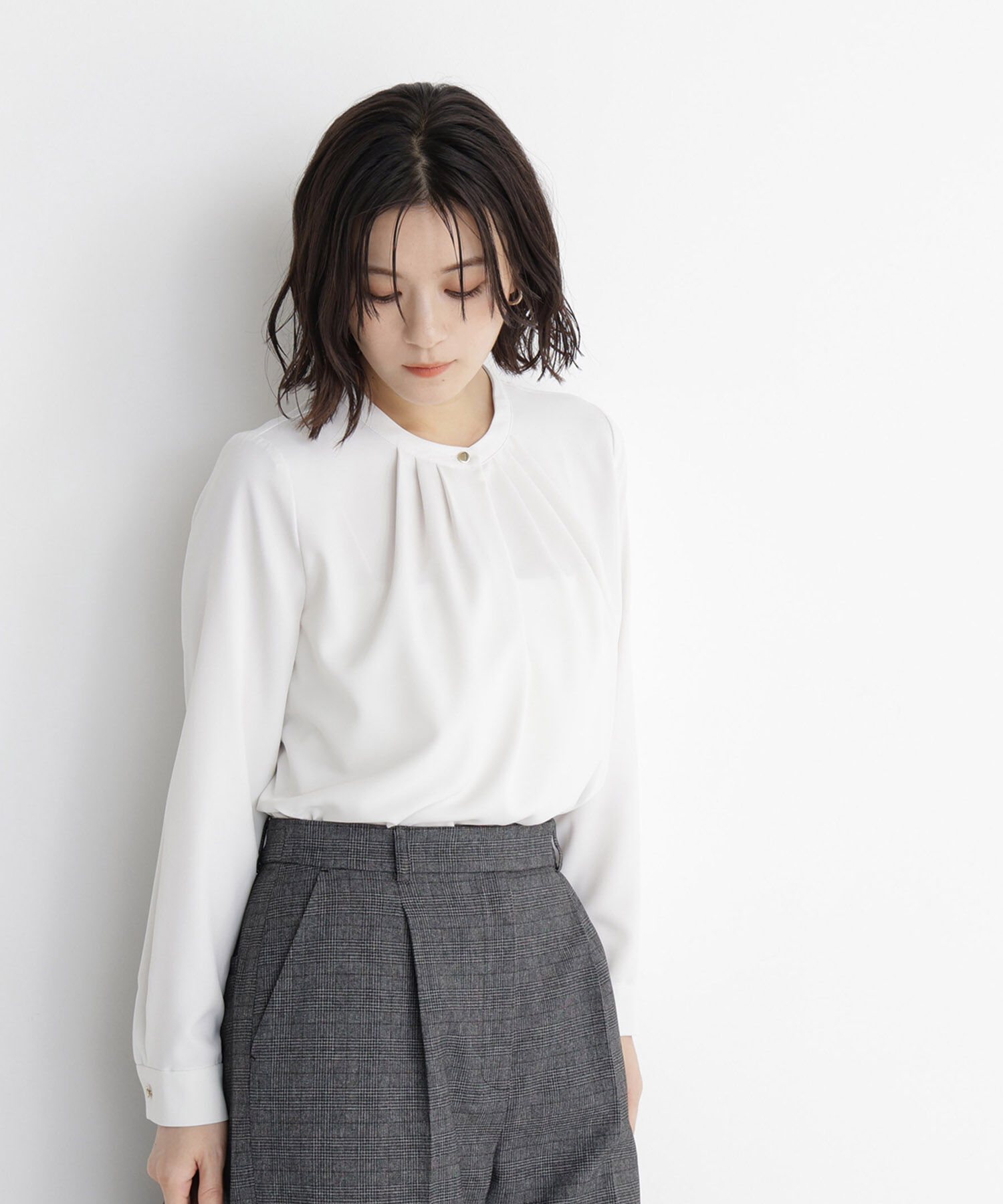  「フロントタックブラウス 26AW」|シャツ・ブラウス|