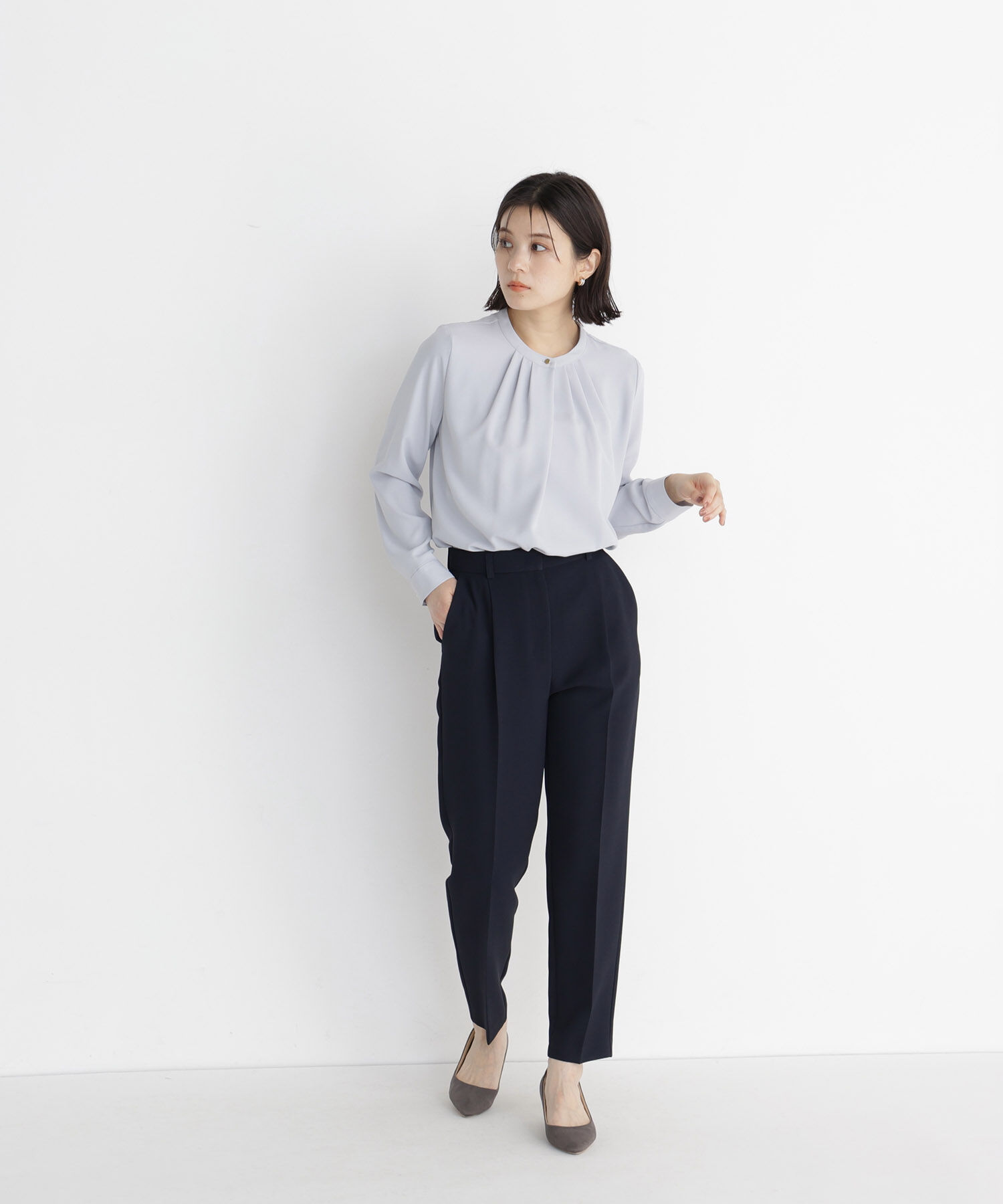  「フロントタックブラウス 26AW」|シャツ・ブラウス|
