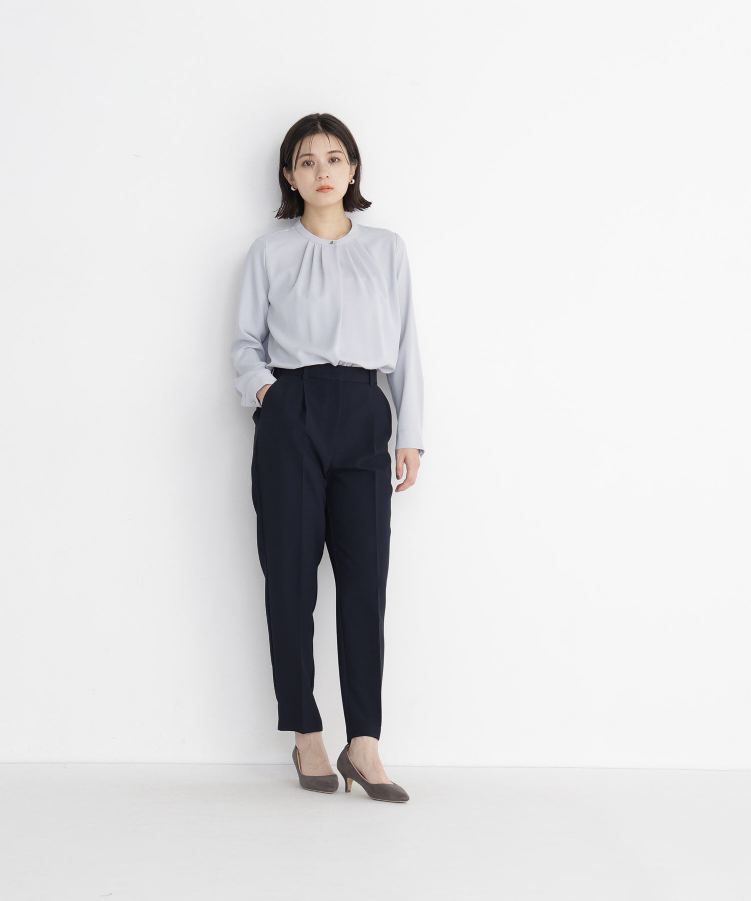  「フロントタックブラウス 26AW」|シャツ・ブラウス|