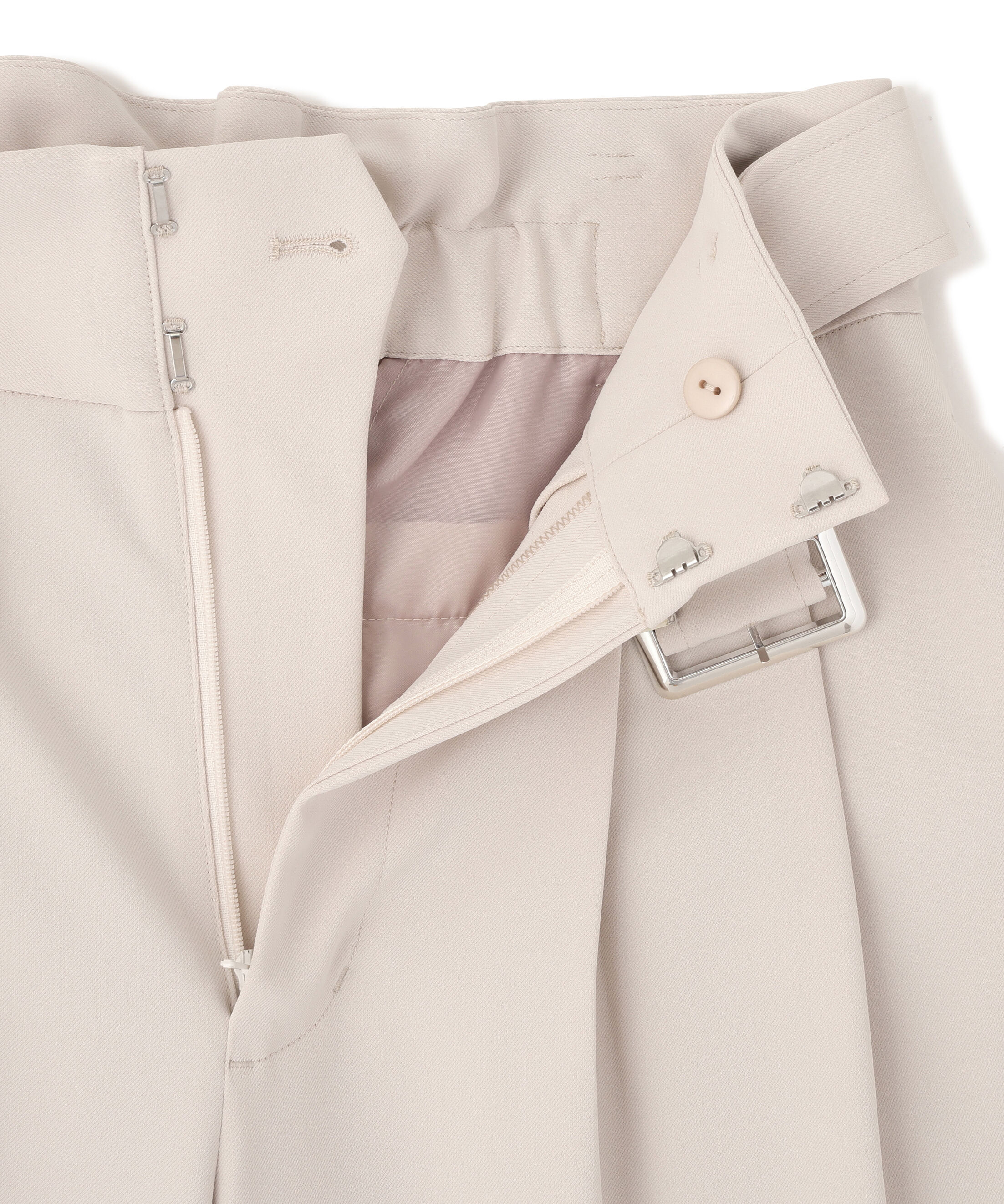 PROPORTION BODY DRESSING「＜a/mie＞ベルト付き2タックワイドパンツ」|その他|