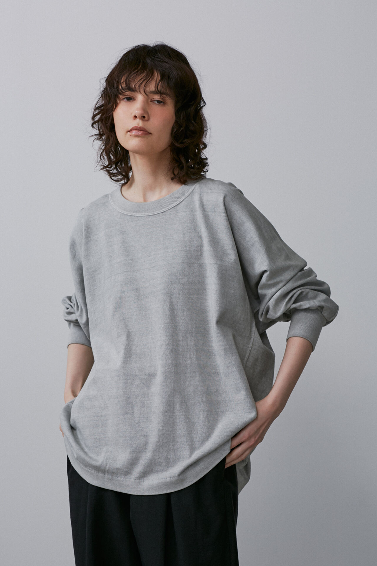 YLEVE 「YLEVE / PIGMENT DYE  OPEN END COTTON P/O」|Tシャツ・カットソー|