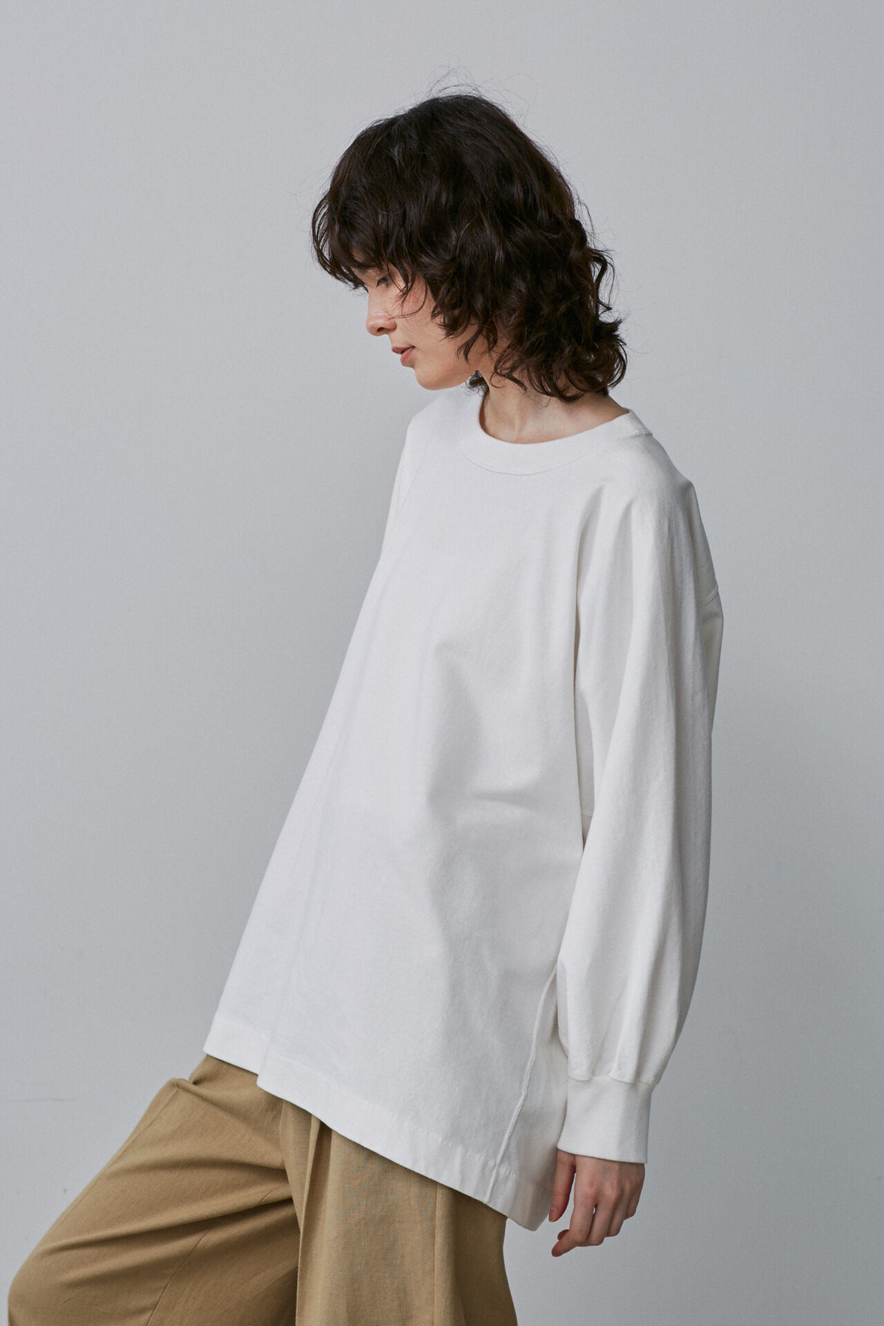 YLEVE 「YLEVE / PIGMENT DYE  OPEN END COTTON P/O」|Tシャツ・カットソー|