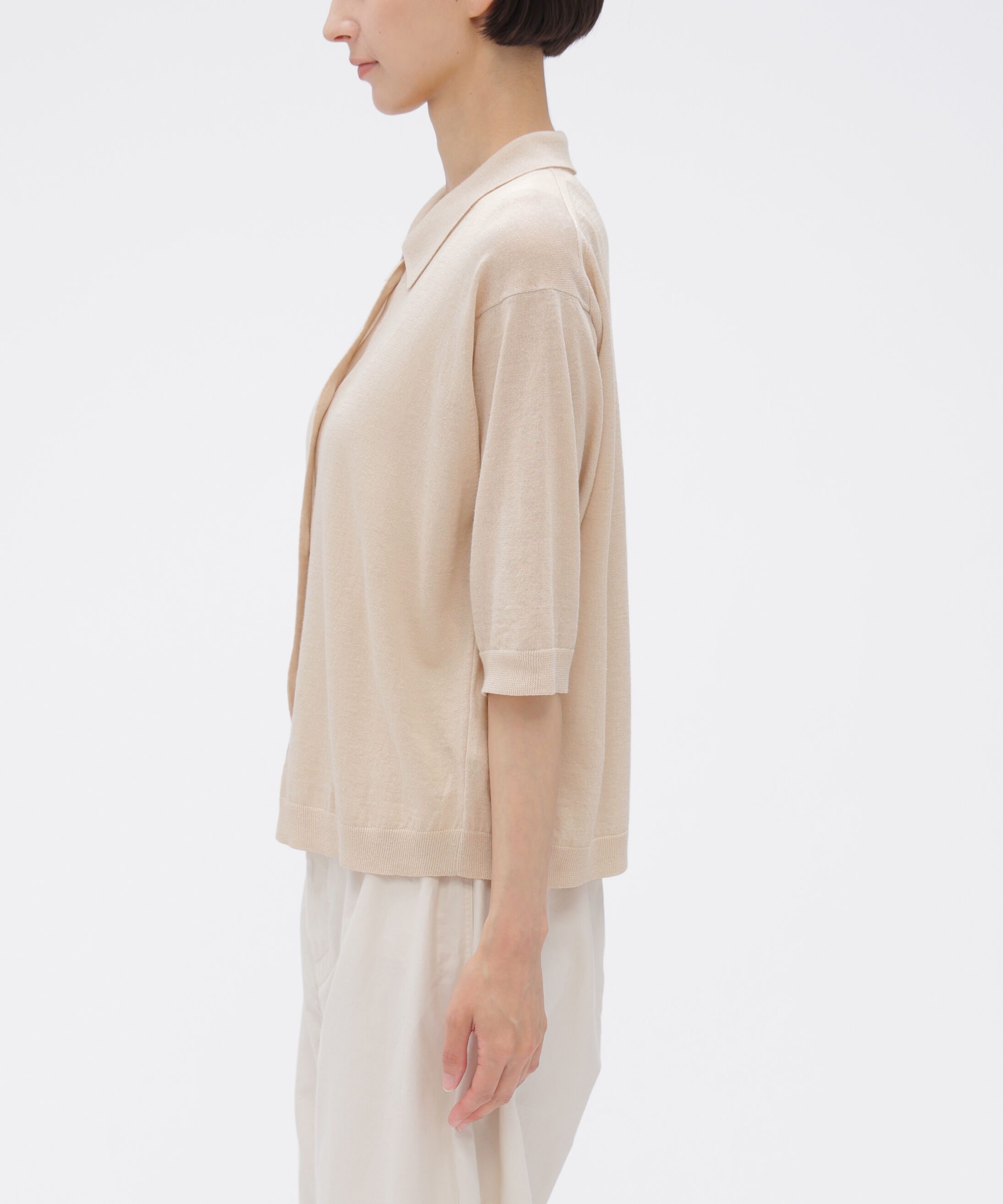 MARGARET HOWELL HOUSEHOLDGOODS「FINE LINEN COTTON KNITWEAR」|カーディガン|