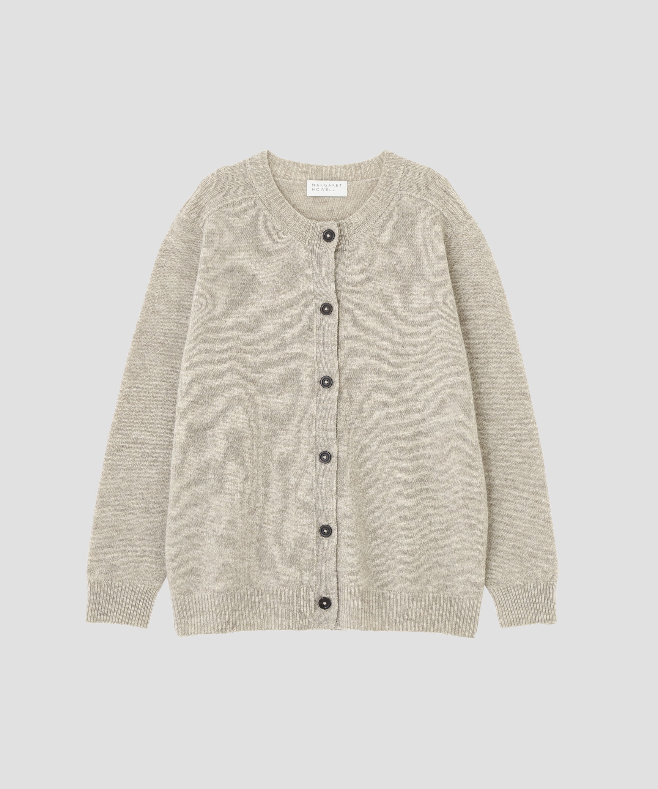 MARGARET HOWELL HOUSEHOLDGOODS「NATURAL WOOL KNITWEAR」|カーディガン|