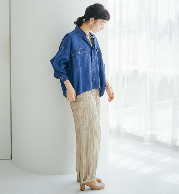 Doux archives「ワッシャーサテンパラシュートパンツ」|その他|
