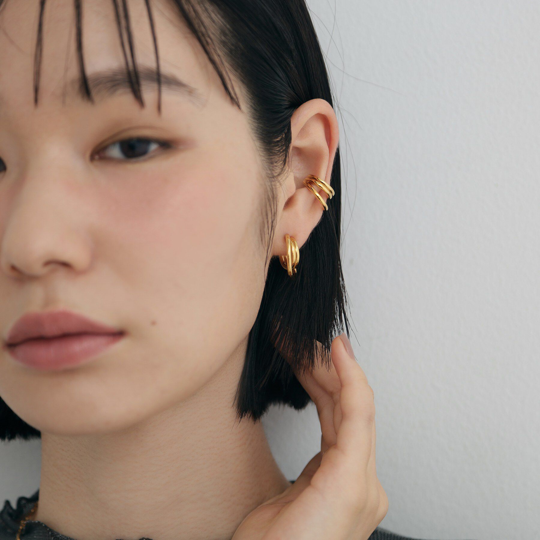 COCOSHNIK ONKITSCH「シルバー オービットイヤカフS GP」|イヤーカフ|
