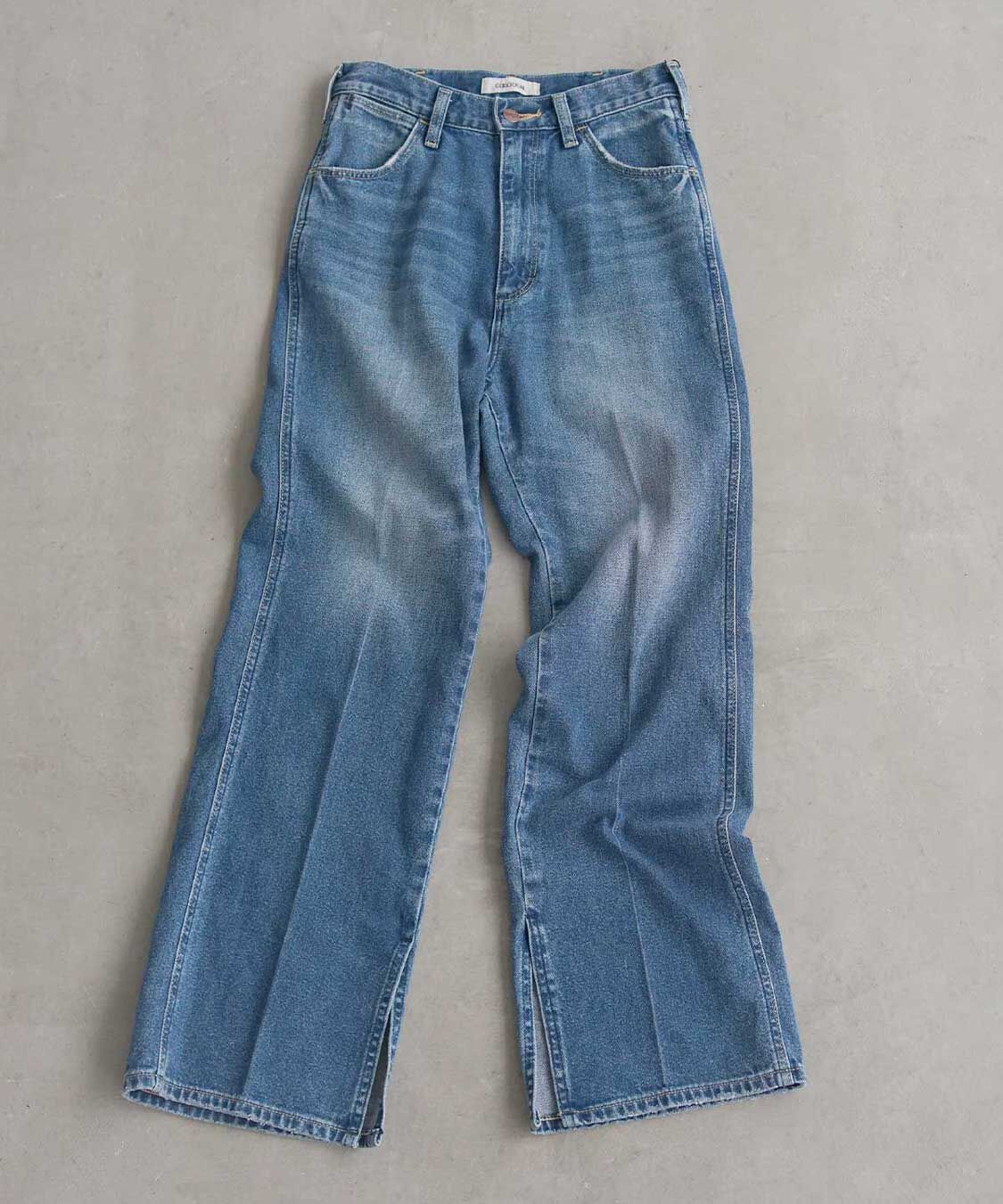 COCO DEAL「《COCO DEAL/Wrangler》スラックスライクデニムパンツ」|デニム|