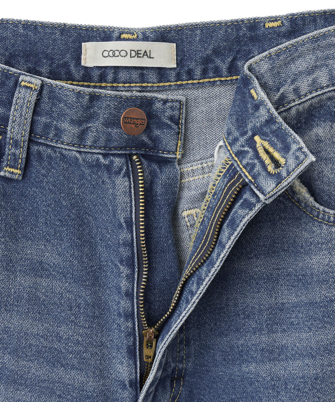 COCO DEAL「《COCO DEAL/Wrangler》スラックスライクデニムパンツ」|デニム|