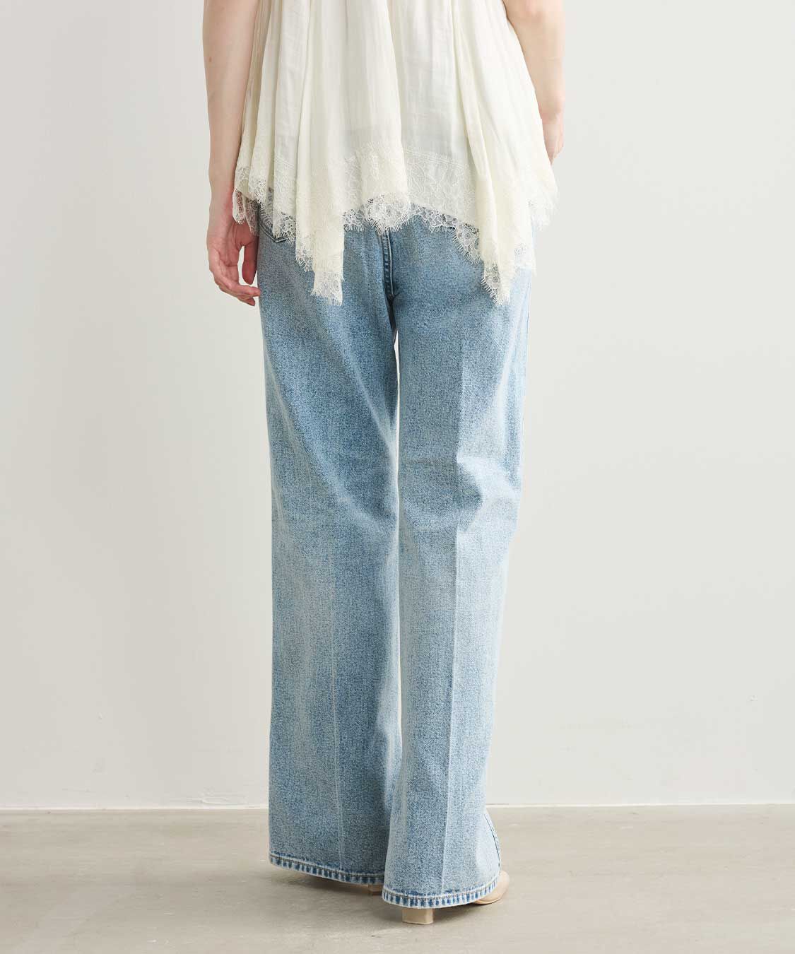COCO DEAL「《COCO DEAL/Wrangler》スラックスライクデニムパンツ」|デニム|
