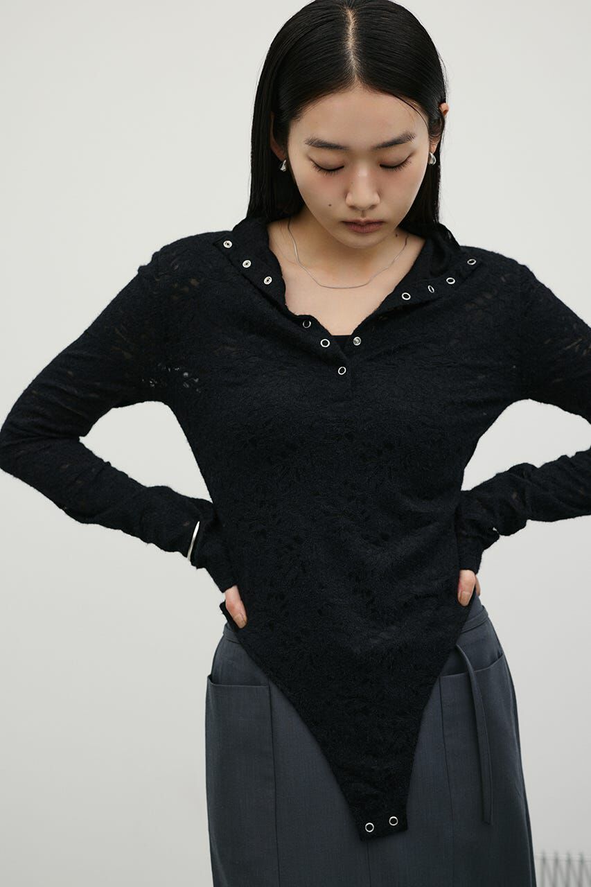 STYLEMIXER「2WAYレースボディースーツ」|Tシャツ・カットソー|BLK
