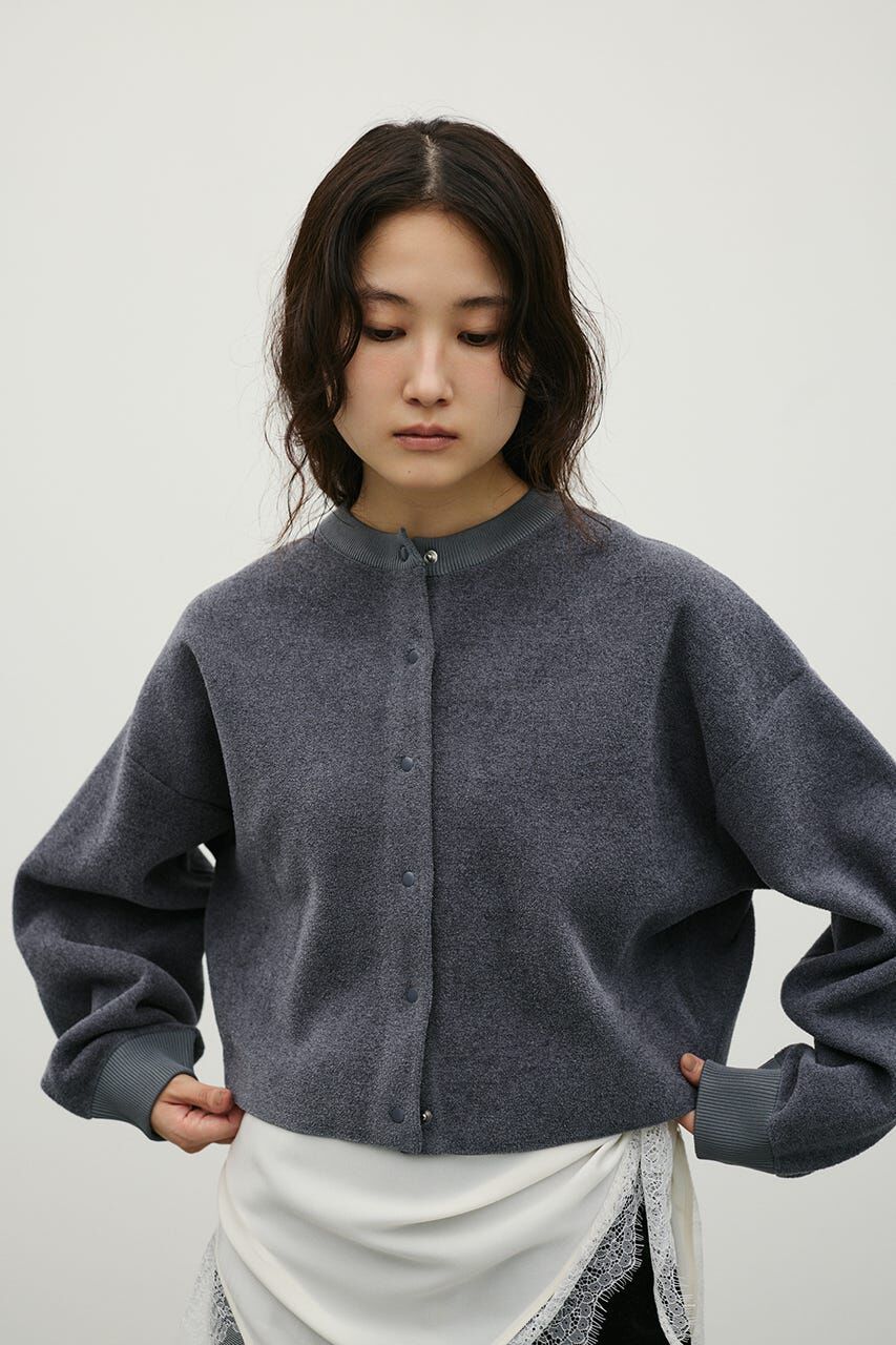 STYLEMIXER「リバーシブルベロアカーディガン」|カーディガン|