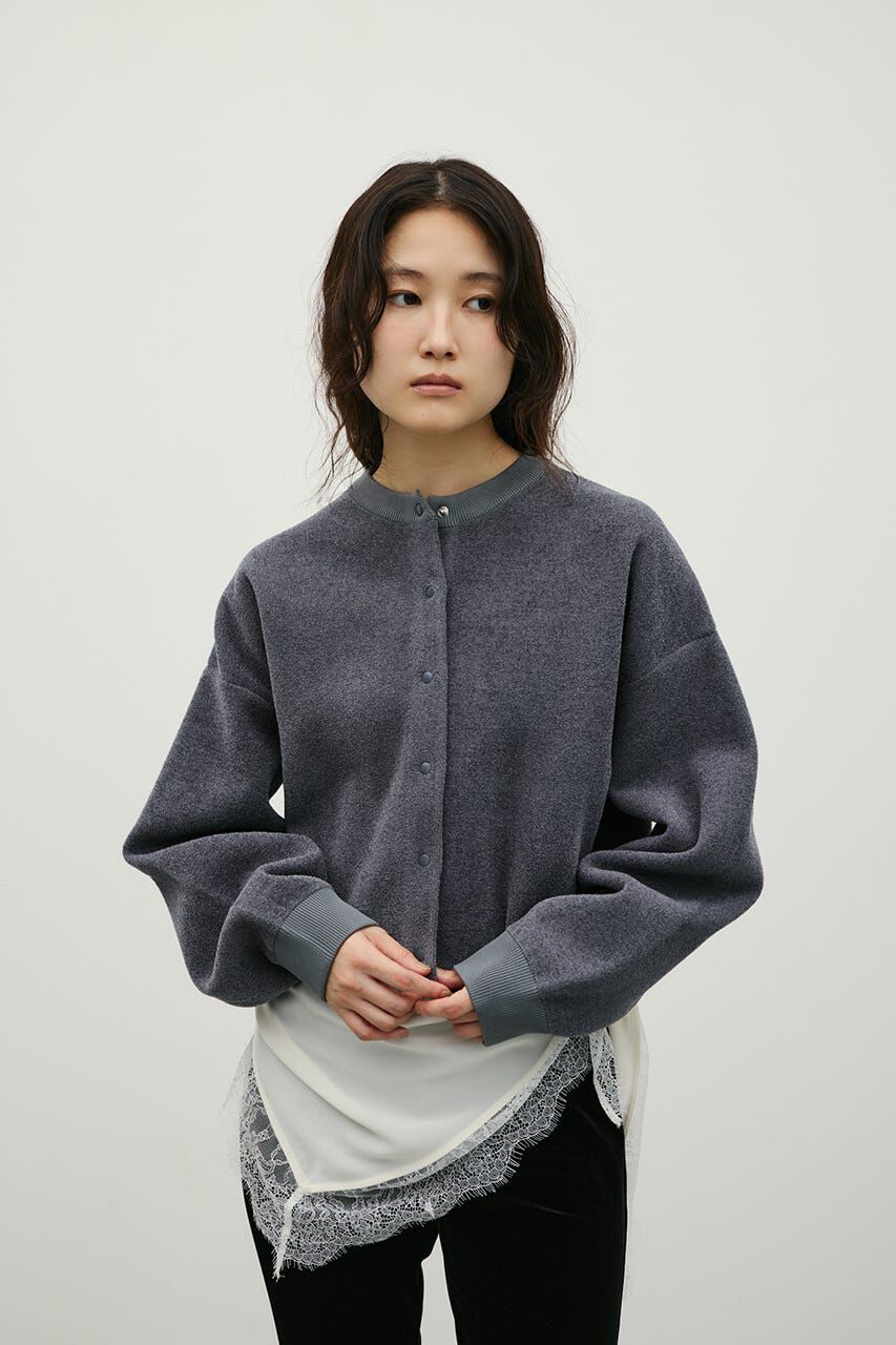 STYLEMIXER「リバーシブルベロアカーディガン」|カーディガン|